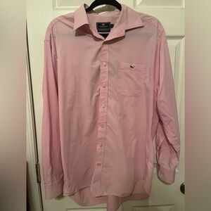 Vineyard Vines Classic Fit Tucker Pink Gingham Button Down Shirt Large